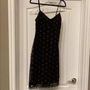 Betsey Johnson Embroidered Lace Cocktail Dress